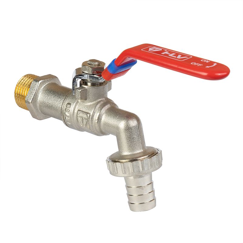 Кран шаровый со штуцером 3/4" (ручка) HLV