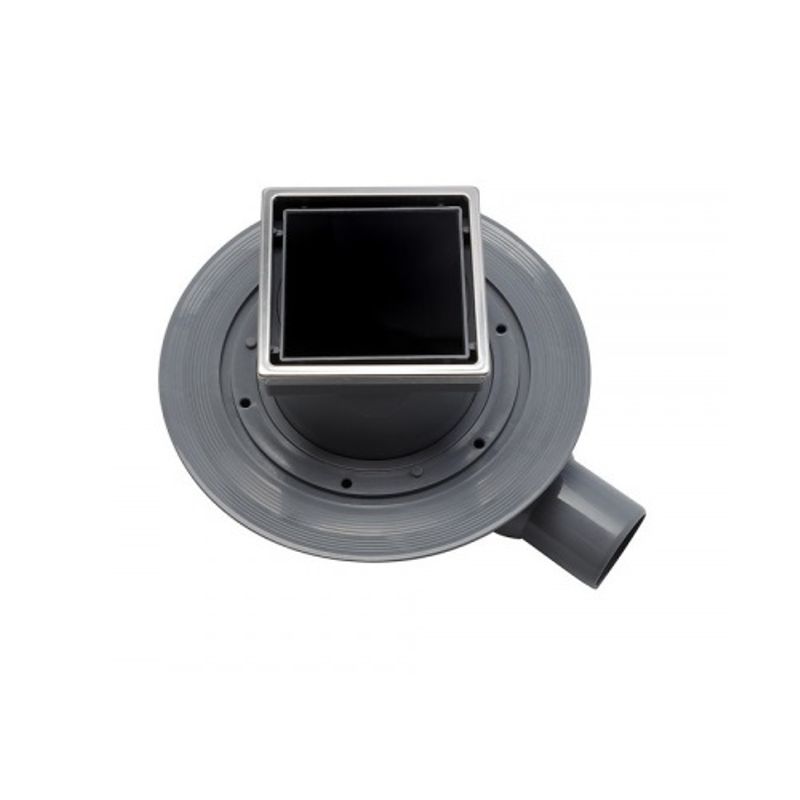 фото Трап для душа pestan confluo standard dry 1 100х100 мм (13000101) черное стекло