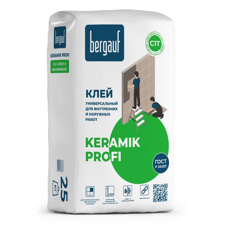 Клей для плитки (C1 T) Keramik Profi, 25кг