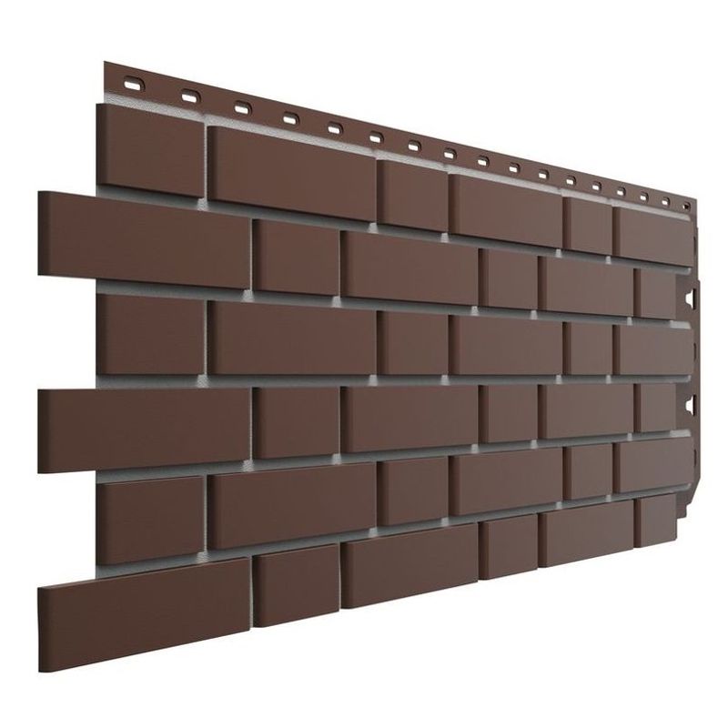 Панель фасадная Дёке Flemish коричневый 1095х420 мм (0,46м2)