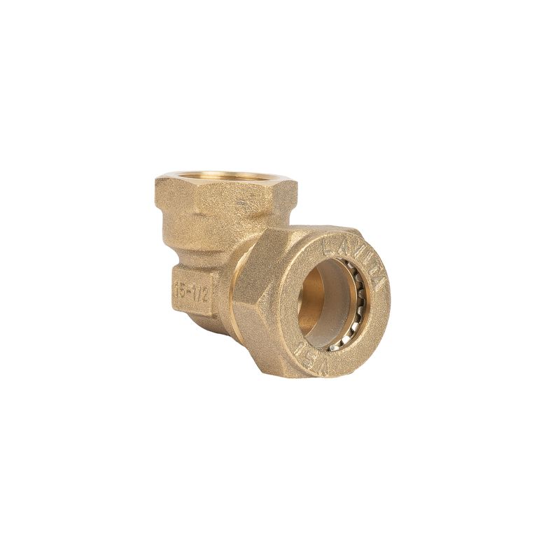 Угольник обжимной ВР 15х1/2 Lavita