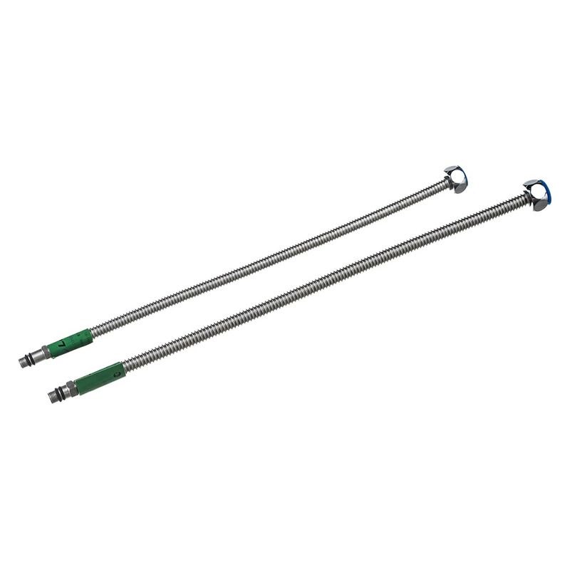 Подводка гибкая из гофрированной нержавеющей трубы для смесителя 40см Lavita (комплект 2 шт.)