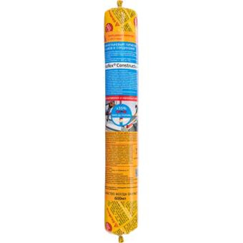 Герметик полиуретановый Sikaflex Construction+ черный, 600 мл