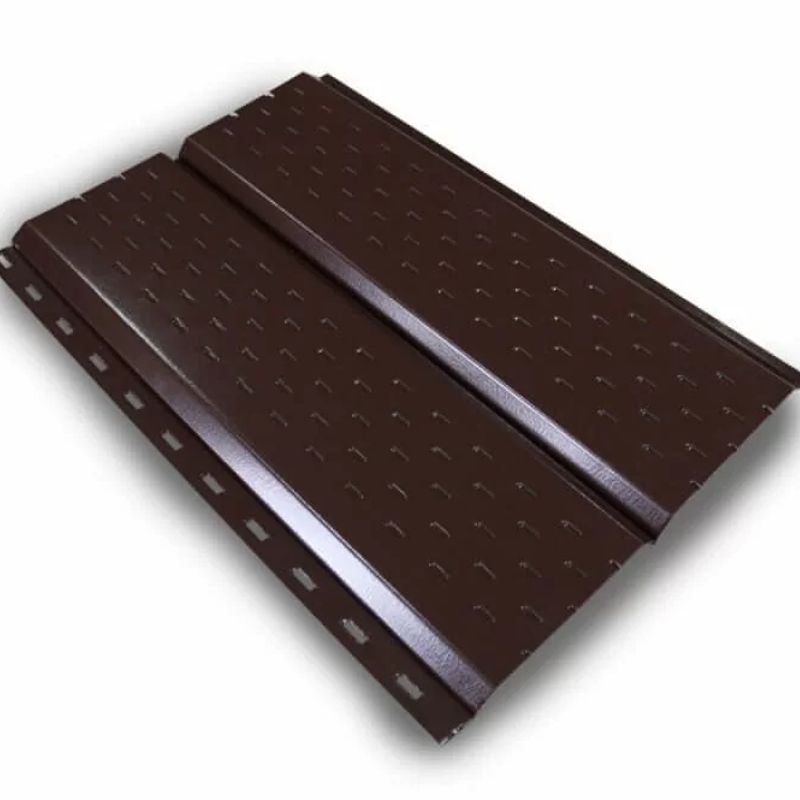 Софит метал. Lбрус-15х240(264)х3000 RAL 8017 шоколад