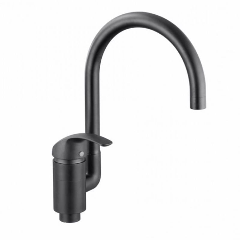 фото Смеситель для кухни kaiser nova 23044-9 black mat