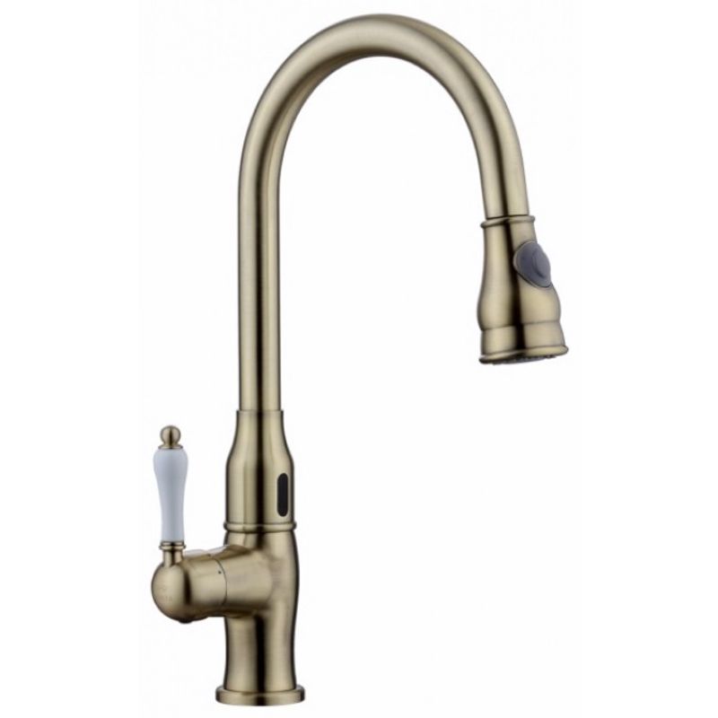 фото Смеситель для кухни kaiser vincent-sensor 31366-1 сенсорный bronze