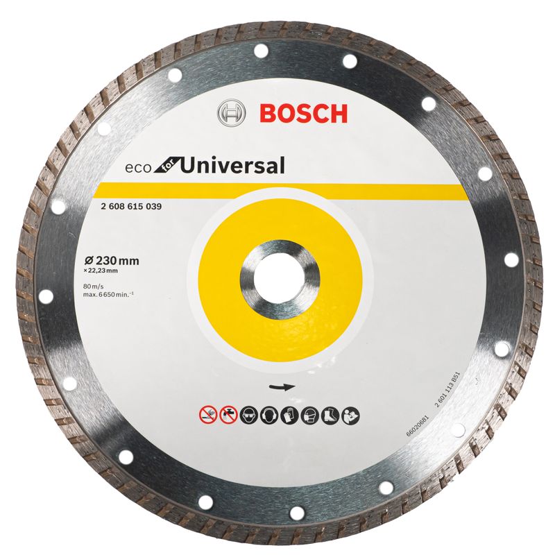 фото Диск алмазный eco turbo 230х22,23 мм bosch