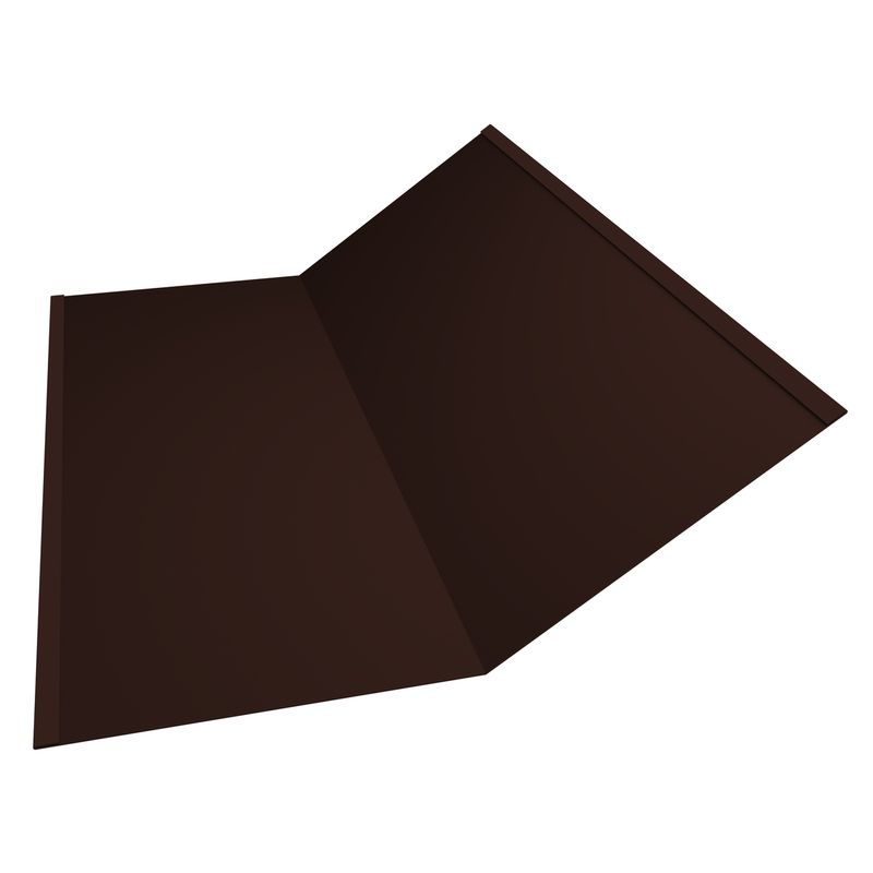 фото Планка ендовы нижняя 300х300х2000 (пэ-8017-0,45мм) шоколад grandline