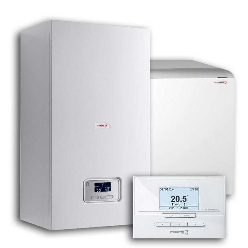 Пакет №1 Protherm (Котел газовый Пантера 25 КТО, Бойлер FS B100S)