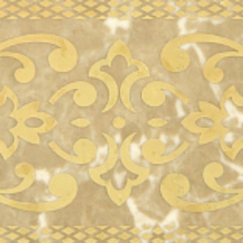 фото Керамическая плитка bohemia beige border 1 gracia ceramica 600х65 (1-й сорт)