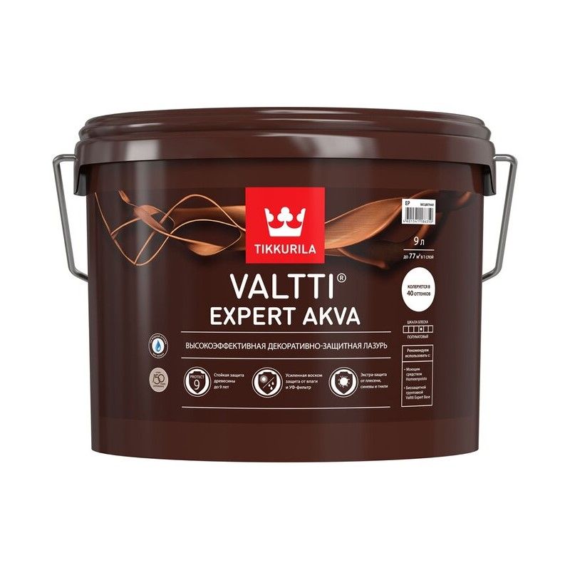 фото Антисептик tikkurila valtti expert akva, база с, 9л