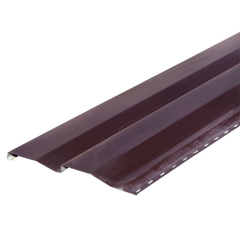 фото Сайдинг металлический мп корабельная доска шоладно-коричневый 14х226(260)х3000мм ral 8017 металл профиль