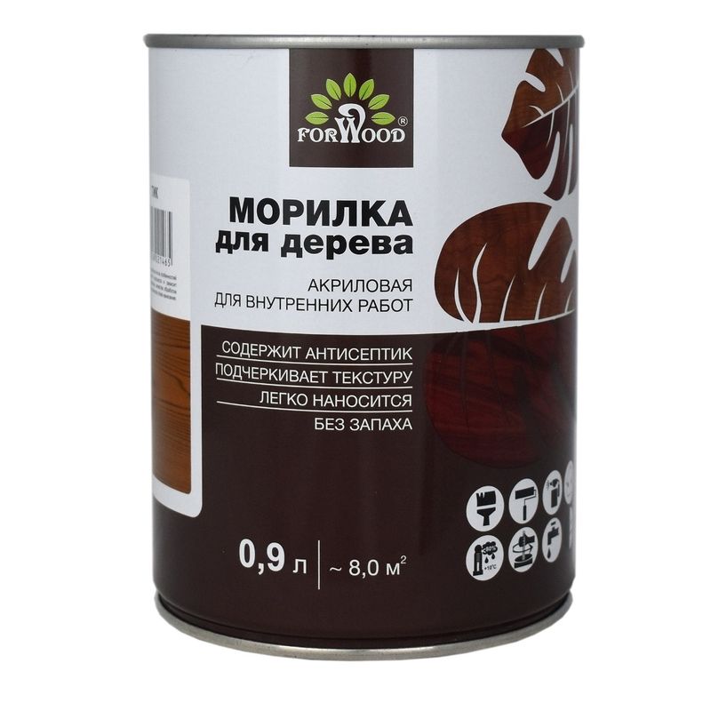 фото Морилка forwood вд-ак 21 тик, 0,9 л