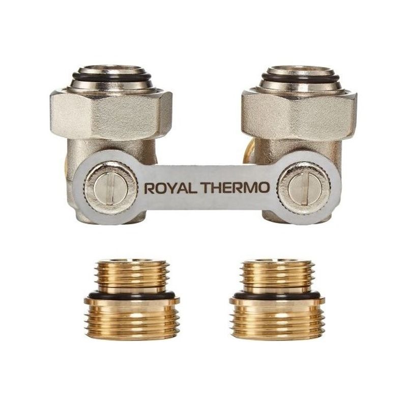 фото Узел нижнего подключения угловой royal thermo 1/2"х3/4"ek