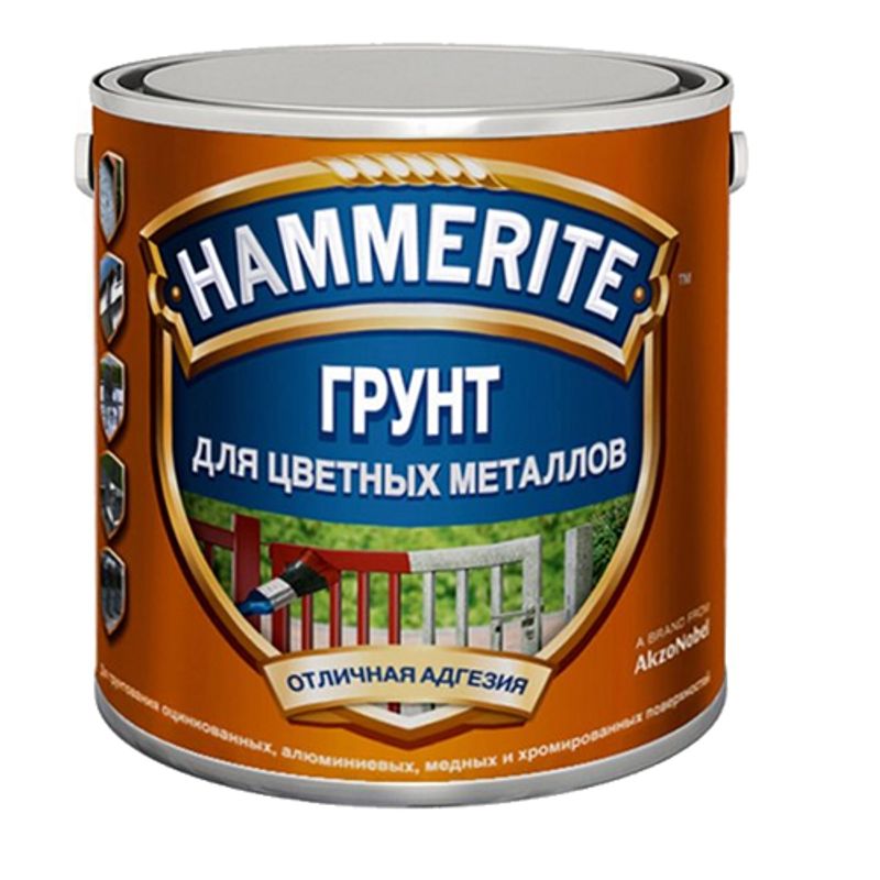Грунт для цветных металлов Hammerite Special Metals Primer, красный 2,5 л
