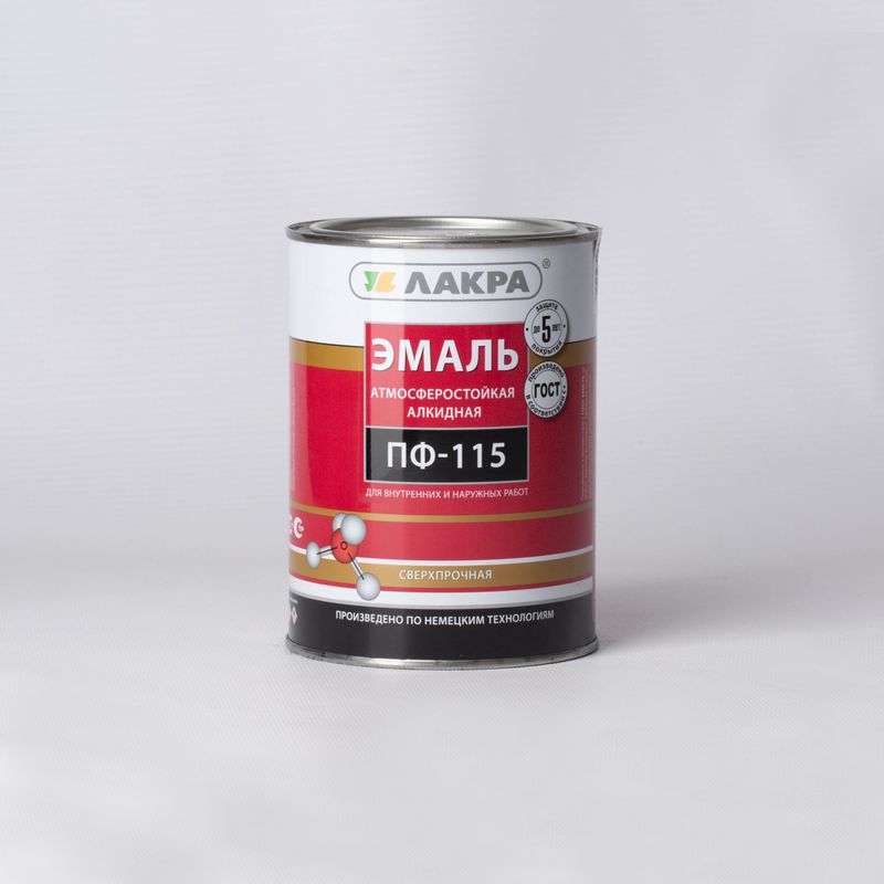 Эмаль ПФ-115 Лакра белая, матовая, 1кг