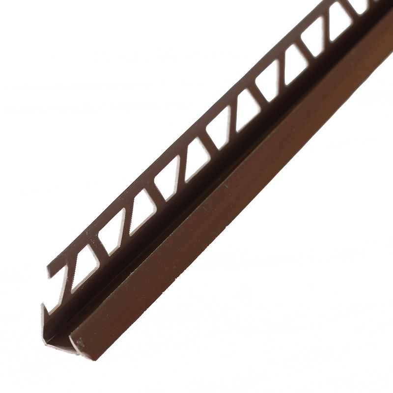 фото Раскладка под плитку 7-8 мм коричневая внутренняя 2,5 м