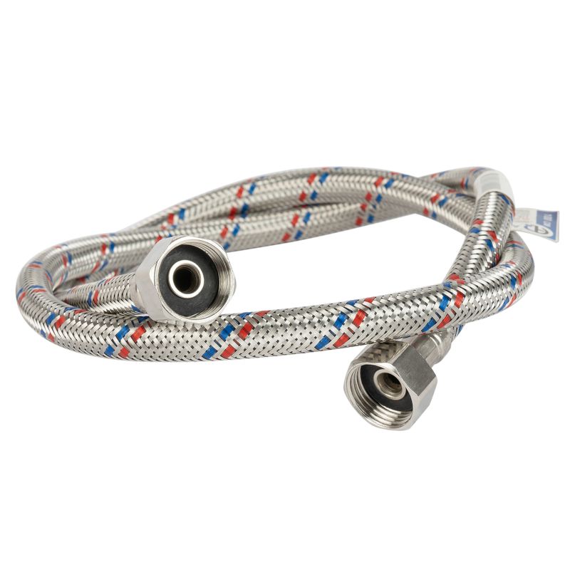 Гибкая подводка для воды 1/2" ВР-ВР 120см Aqualine