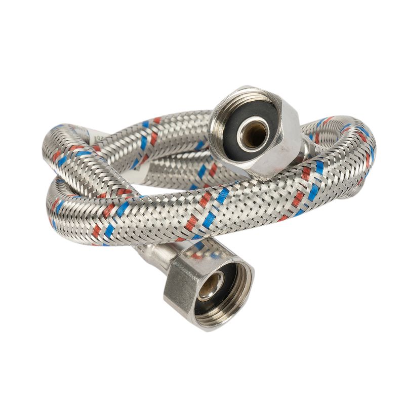 Гибкая подводка для воды 1/2" ВР-ВР 60см Aqualine