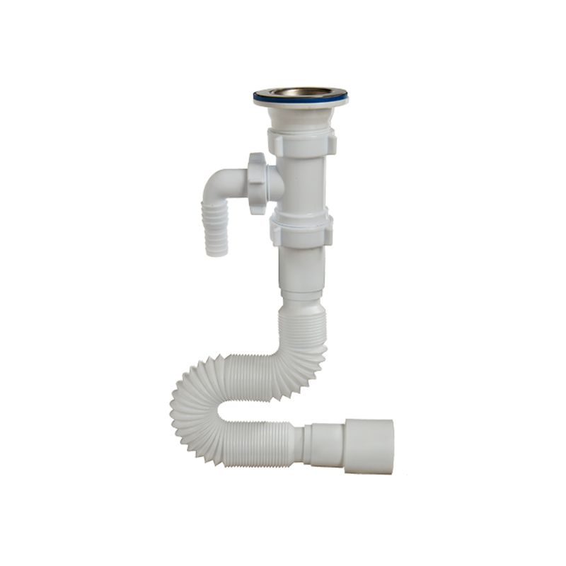 Труба гибкая с выпуском 1 1/2" -40/50 с одним отводом L1325мм А30135 Орио