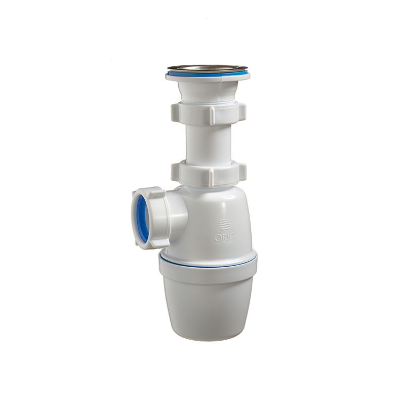 Сифон бутылочный 1 1/2 х 40, А4003, Орио